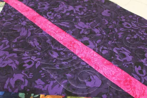 Purple Bargello Quilt, photo 15 of 33