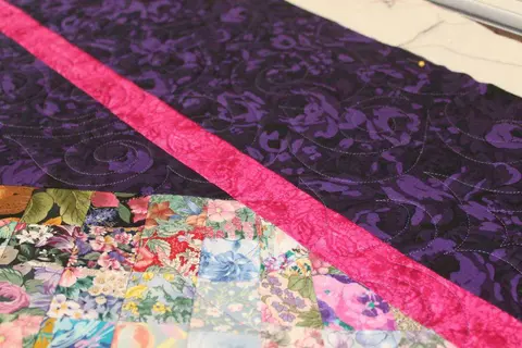 Purple Bargello Quilt, photo 17 of 33
