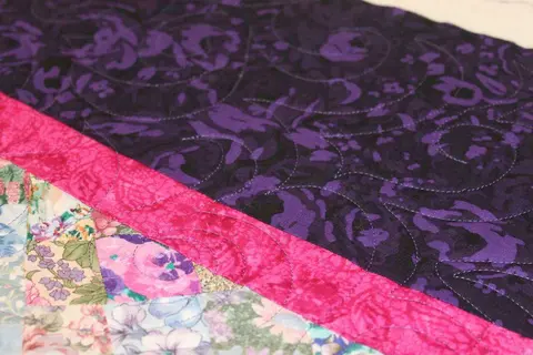Purple Bargello Quilt, photo 18 of 33