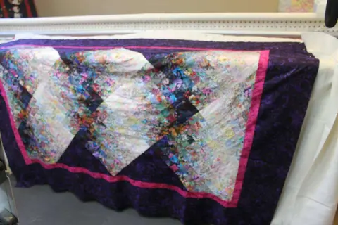 Purple Bargello Quilt, photo 20 of 33