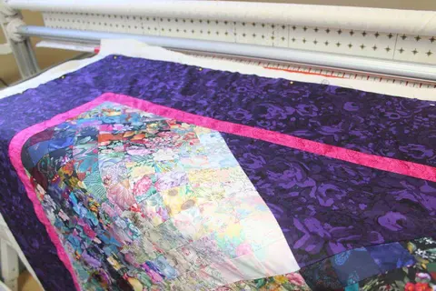 Purple Bargello Quilt, photo 21 of 33