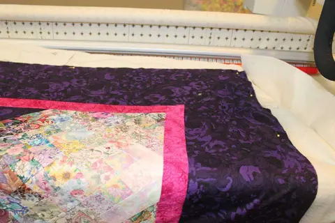 Purple Bargello Quilt, photo 24 of 33