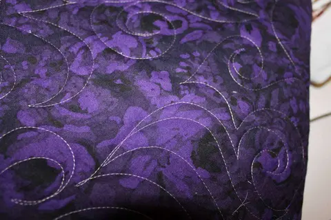 Purple Bargello Quilt, photo 26 of 33