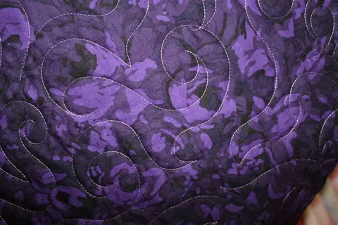 Purple Bargello Quilt, photo 28 of 33