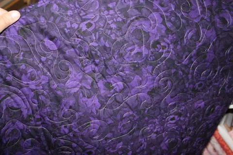 Purple Bargello Quilt, photo 30 of 33