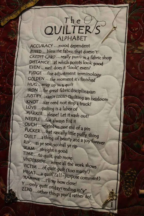 Quilters Alphabet Quilt, photo 2 of 6
