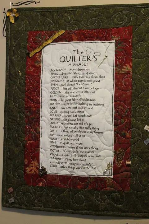 Quilters Alphabet Quilt, photo 3 of 6