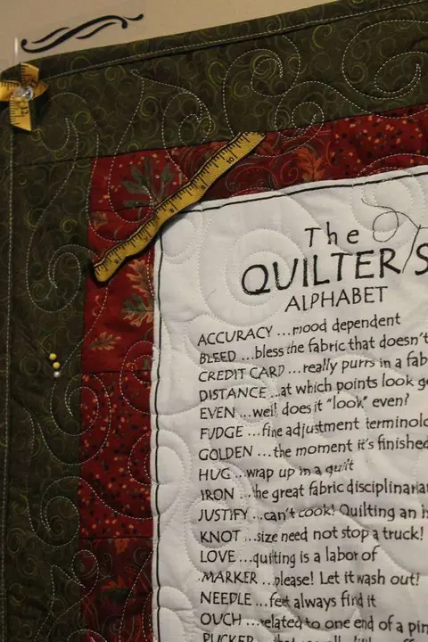Quilters Alphabet Quilt, photo 5 of 6