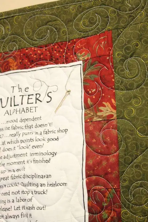 Quilters Alphabet Quilt, photo 6 of 6