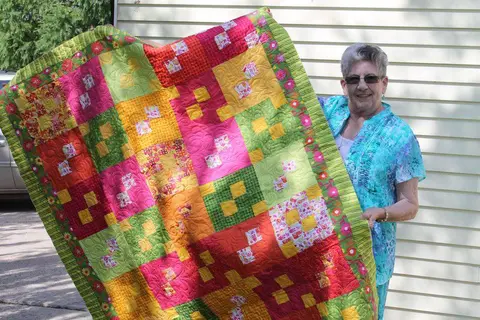 Retro Blocks Quilt, photo 2 of 19