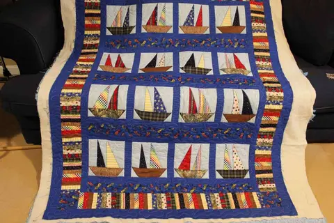 Sailboat Quilt, photo 7 of 10