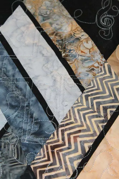 Striped Diamond Quilt, photo 3 of 23