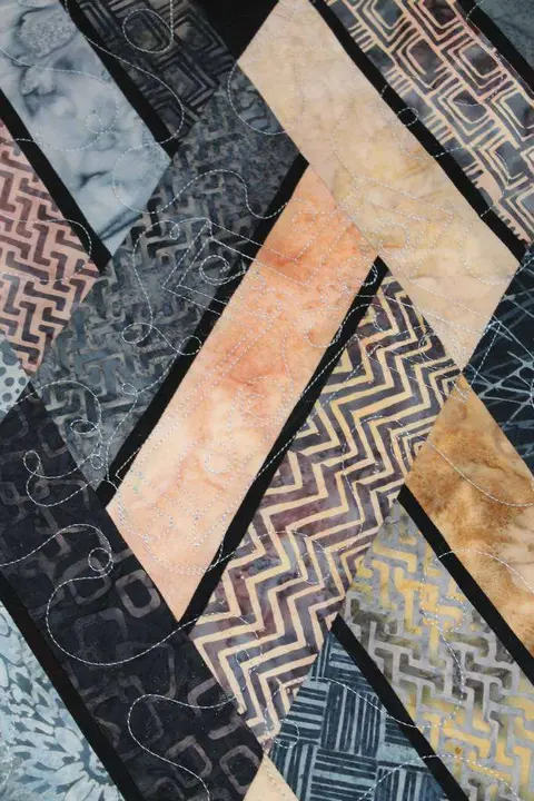 Striped Diamond Quilt, photo 6 of 23