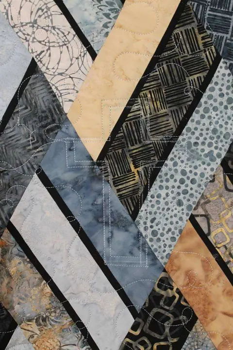 Striped Diamond Quilt, photo 8 of 23