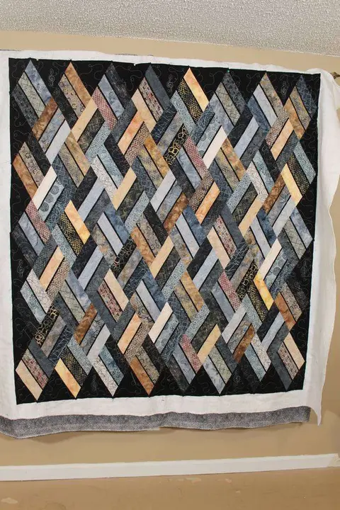 Striped Diamond Quilt, photo 11 of 23
