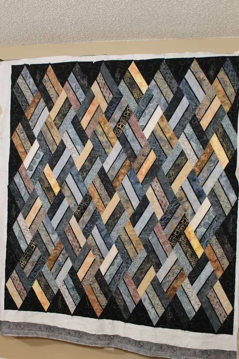 Striped Diamond Quilt, photo 12 of 23