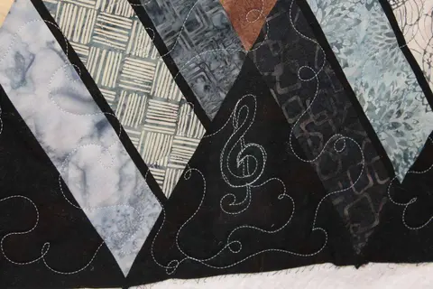 Striped Diamond Quilt, photo 14 of 23