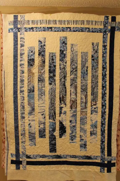 Window to Winter Quilt, photo 1 of 15