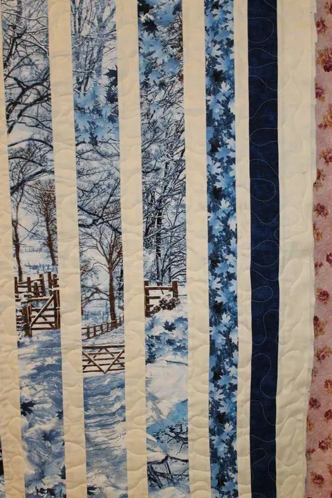 Window to Winter Quilt, photo 3 of 15