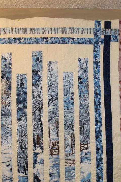Window to Winter Quilt, photo 4 of 15