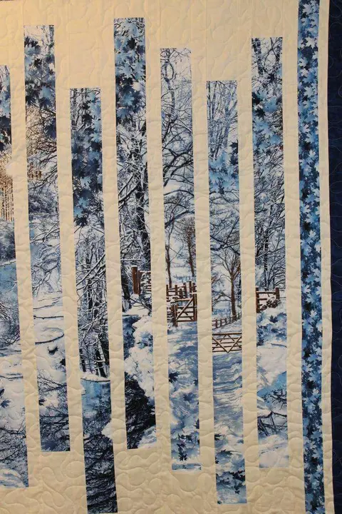 Window to Winter Quilt, photo 6 of 15
