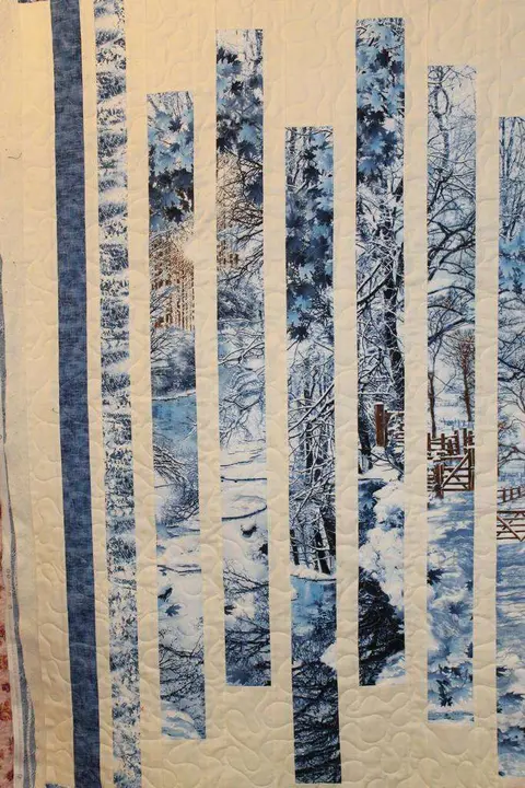 Window to Winter Quilt, photo 7 of 15
