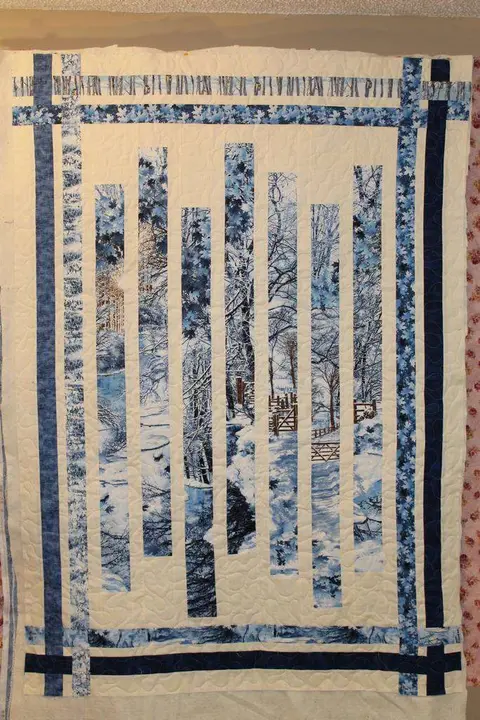 Window to Winter Quilt, photo 8 of 15