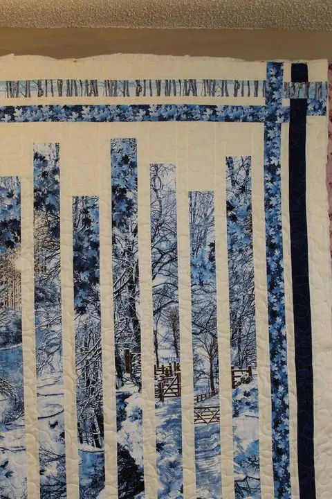 Window to Winter Quilt, photo 11 of 15