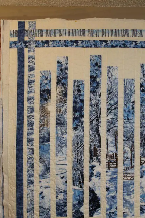 Window to Winter Quilt, photo 12 of 15