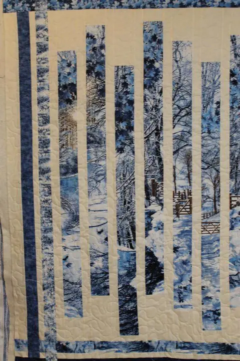 Window to Winter Quilt, photo 13 of 15
