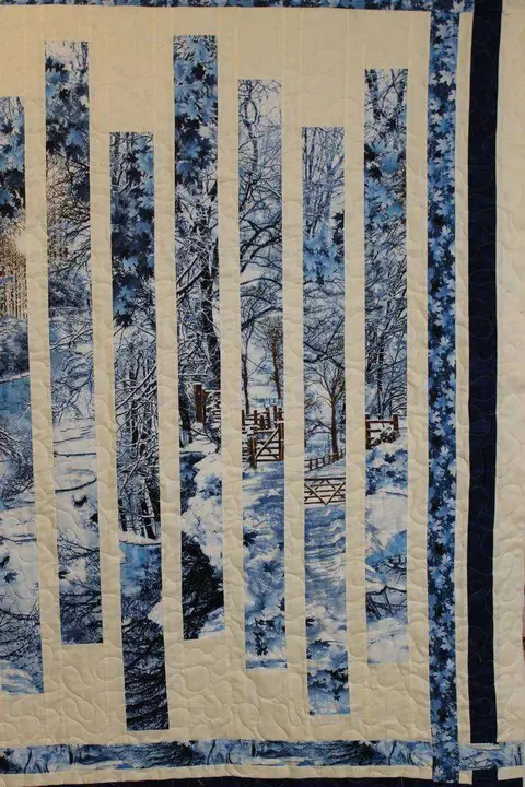 Window to Winter Quilt, photo 14 of 15