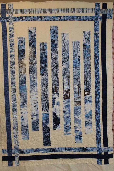 Window to Winter Quilt, photo 15 of 15