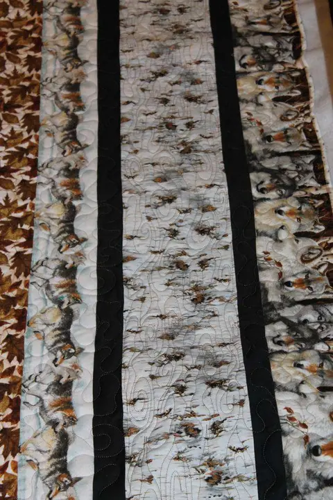 Wolf in the Wild Quilt, photo 12 of 32
