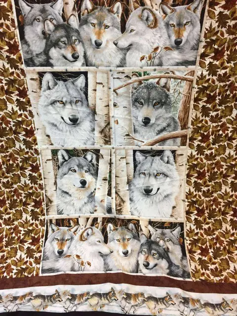 Wolf in the Wild Quilt, photo 20 of 32